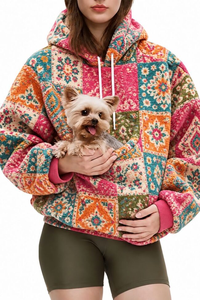 The Clarisse Pet Hooded Sweatshirt Detail – La Rose Couture Tops & Blouses