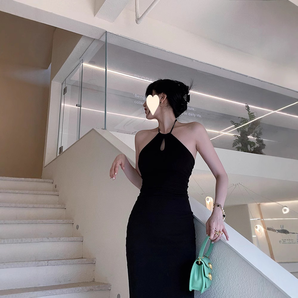 Halter Neck Slim Fit Dress - Image 3