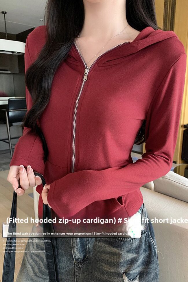 The Daphne Hooded Cardigan Detail – La Rose Couture Coats & Jackets
