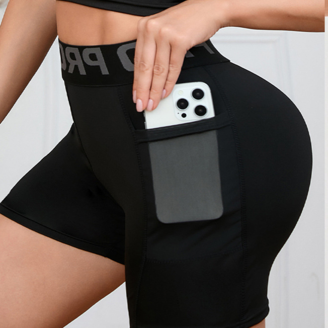 Womens PRO Fitness Yoga Shorts with Pockets