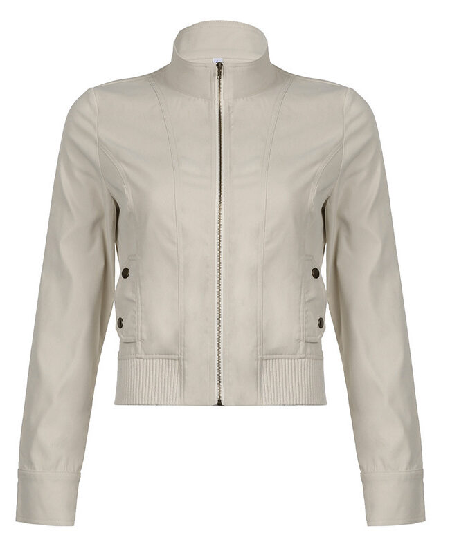 The Odette Workwear Zip Up Jacket Detail – La Rose Couture Coats & Jackets