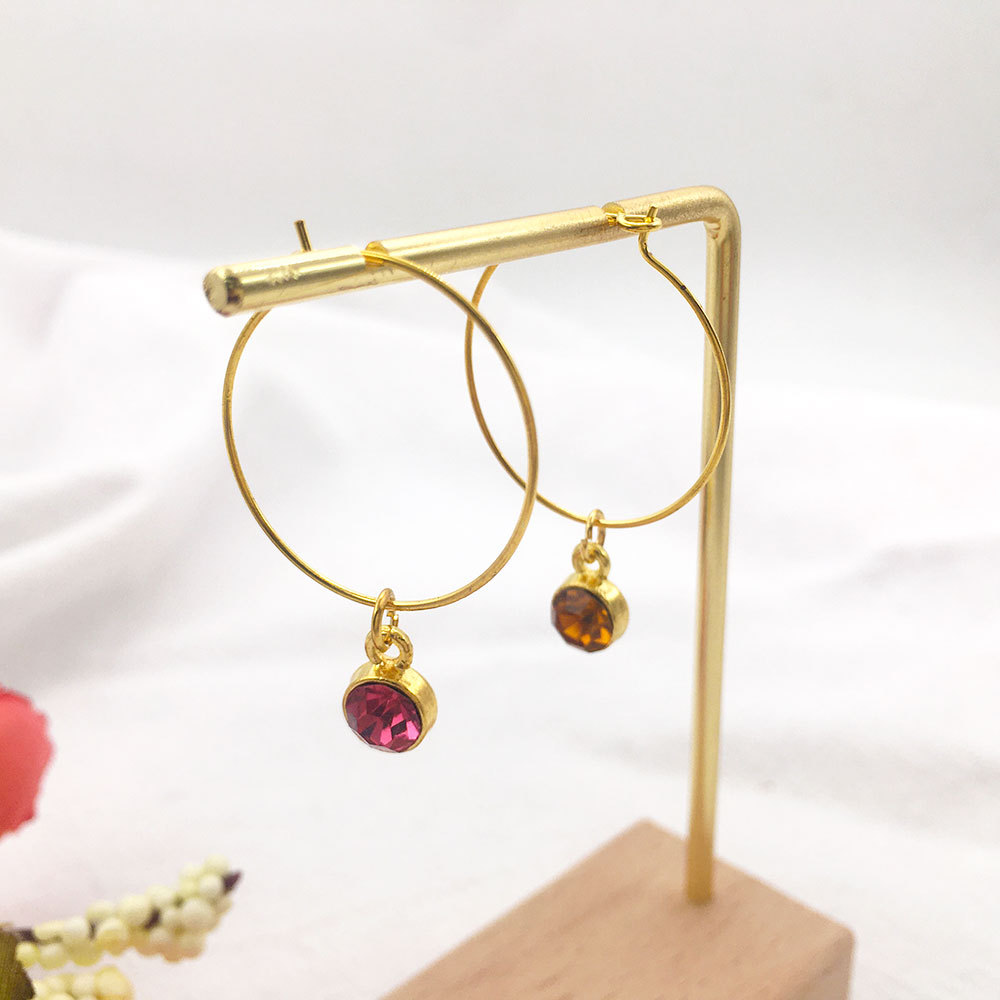 Alloy Birthstone Pendant DIY Jewelry Accessories - Image 4