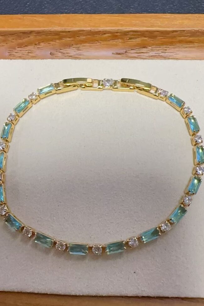 The Helene Light Blue Bracelet Niche Color Matching Couple Jewelry Detail – La Rose Couture Jewellery & Accessories
