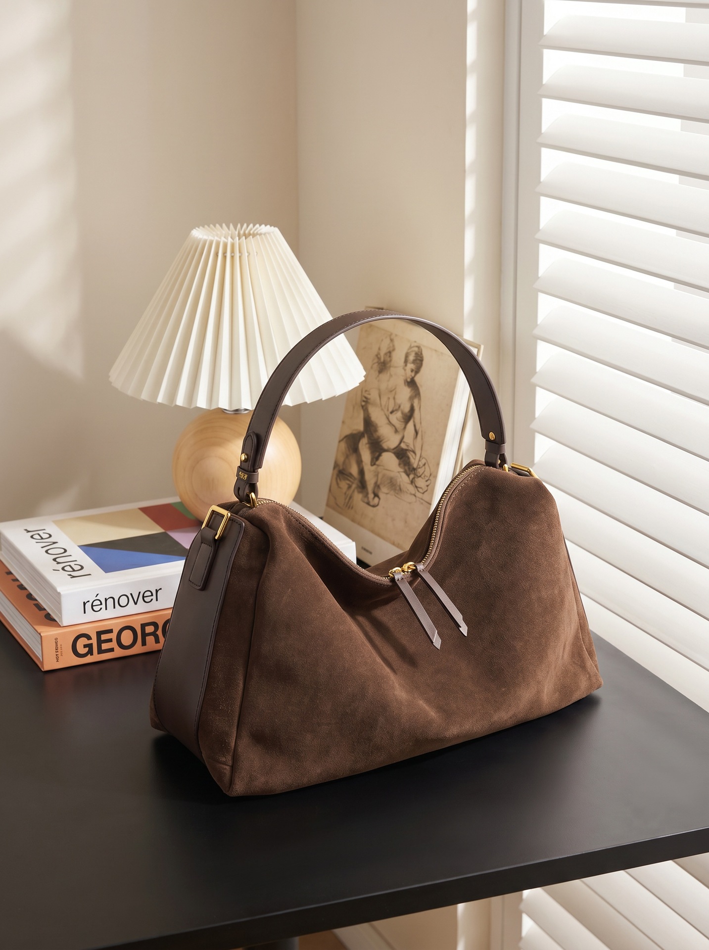 Versatile Cowhide Pillow Handbag - Image 3