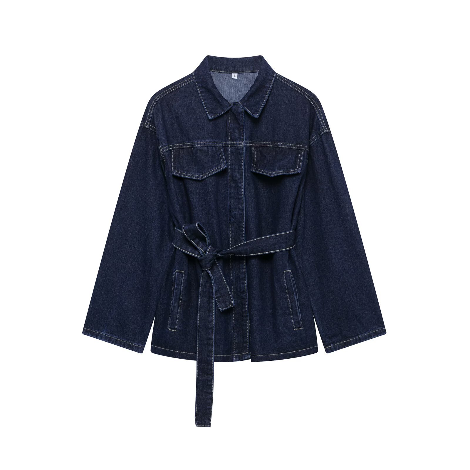 Retro Denim Jacket and Trousers Set - Image 3