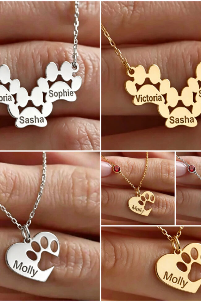 The Laure Laser Engraving Pet Memorial Clavicle Chain – La Rose Couture Dresses & Gowns