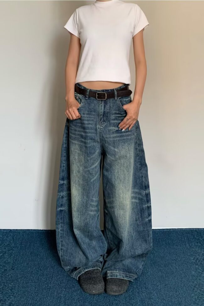 The Audrey Retro Wide Leg Banana Pants – La Rose Couture Trousers & Skirts