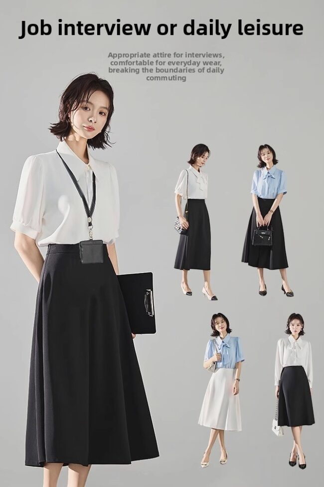 The Prudence Formal a Line Mid Length Skirt Detail – La Rose Couture Trousers & Skirts
