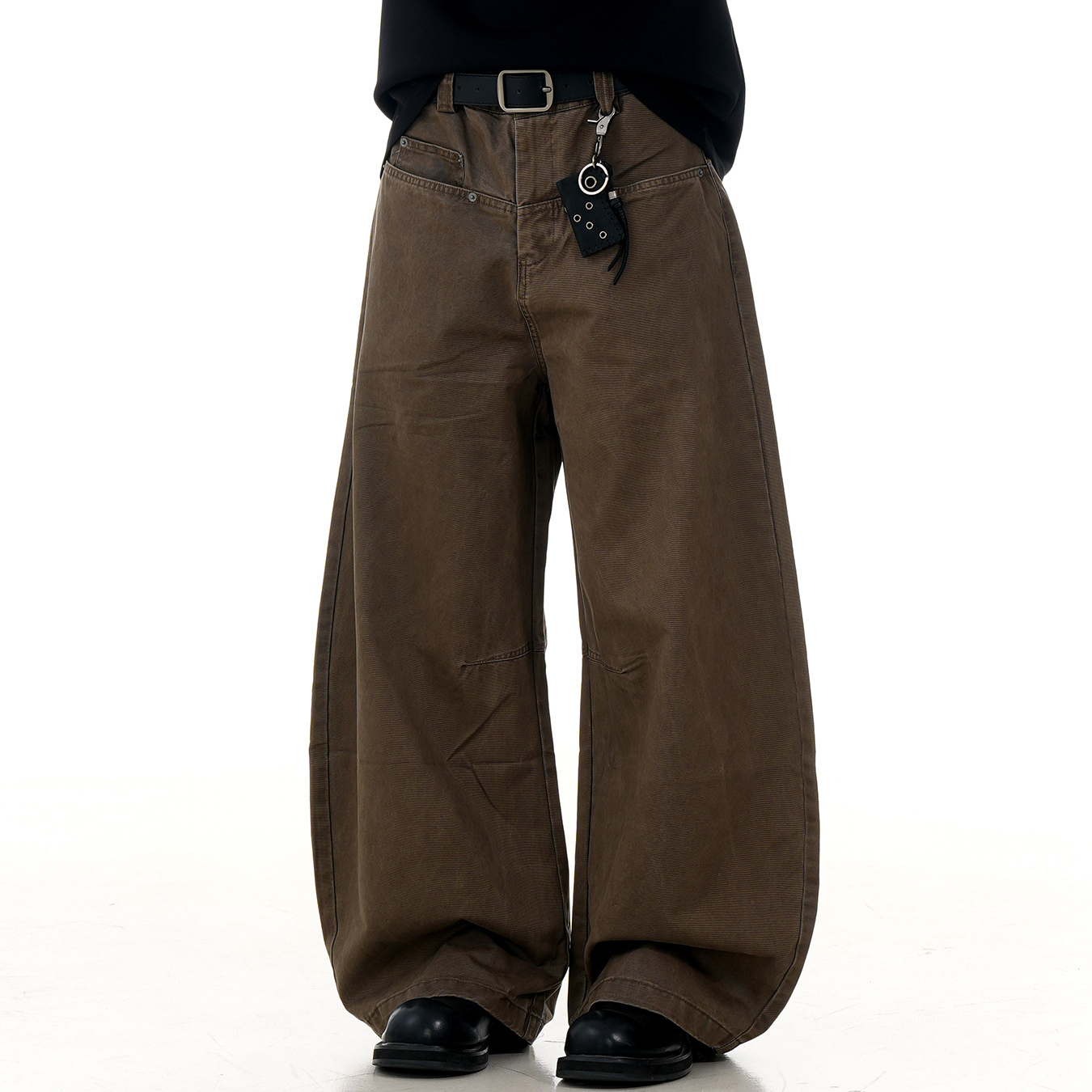 Slimming wide-leg casual trousers - Image 3