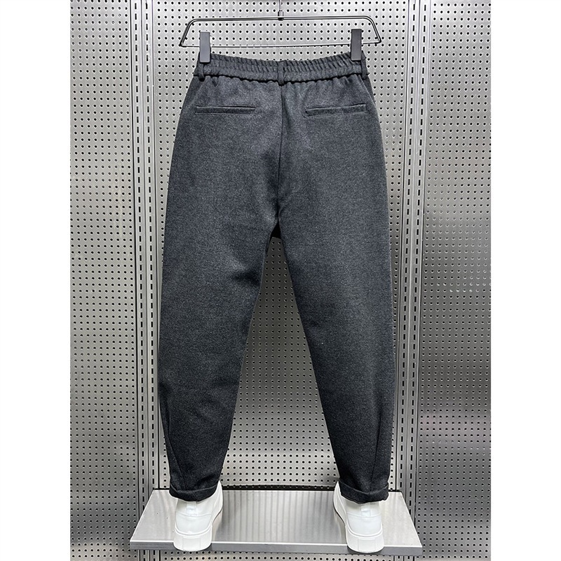 Mens Woolen Wide-Leg Harem Pants - Image 4