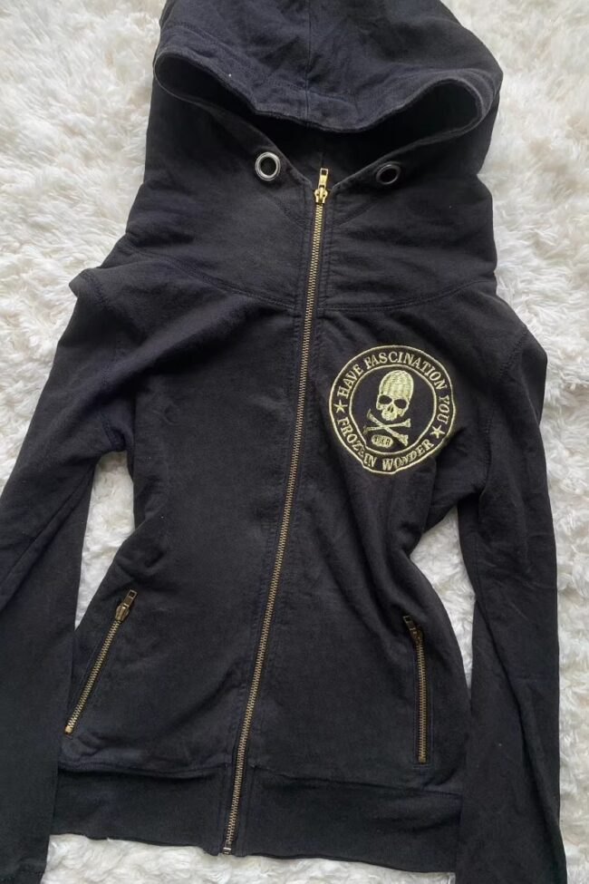 The Nathalie Slim Fit Hoodie Detail – La Rose Couture Tops & Blouses