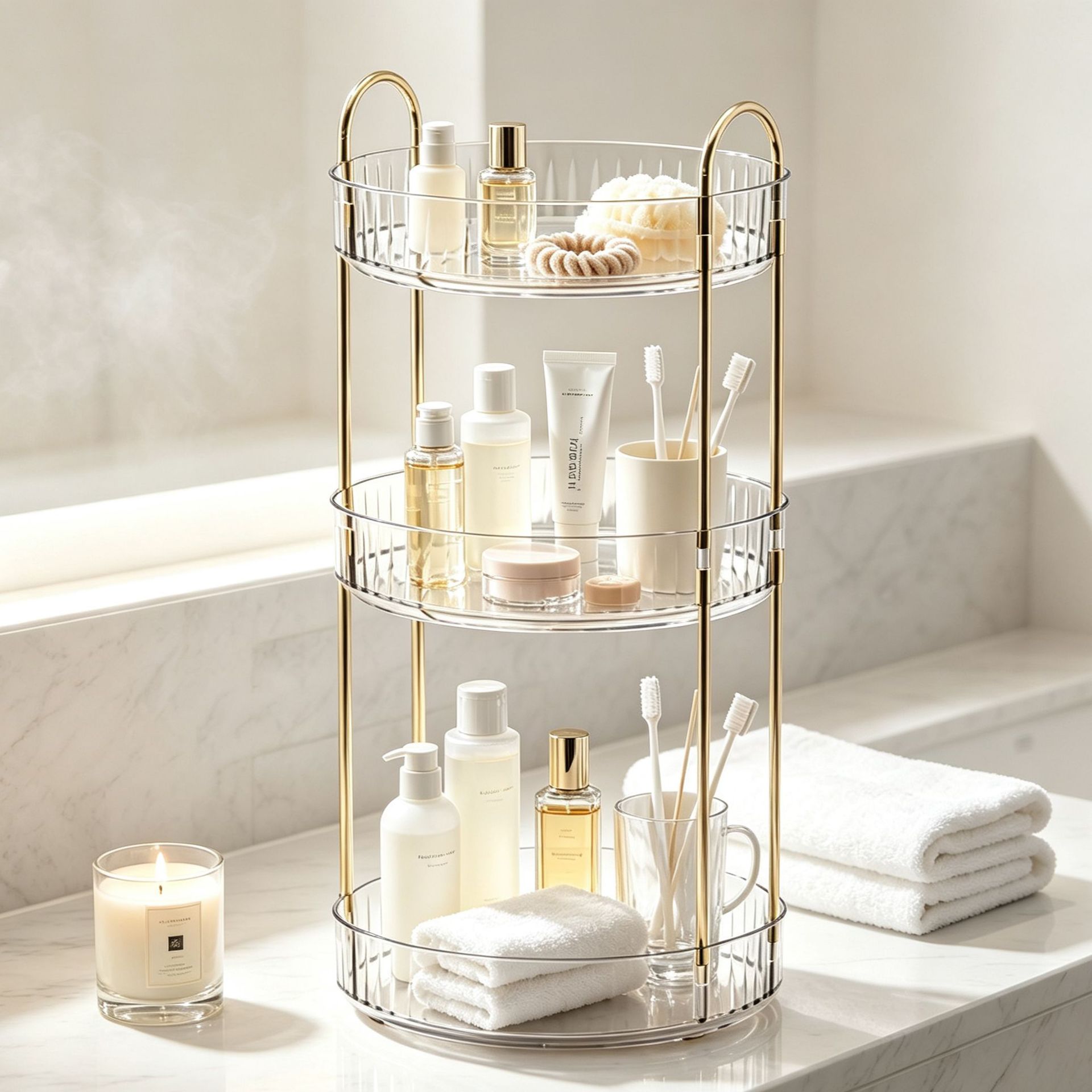 Desktop cosmetic storage box - Image 4