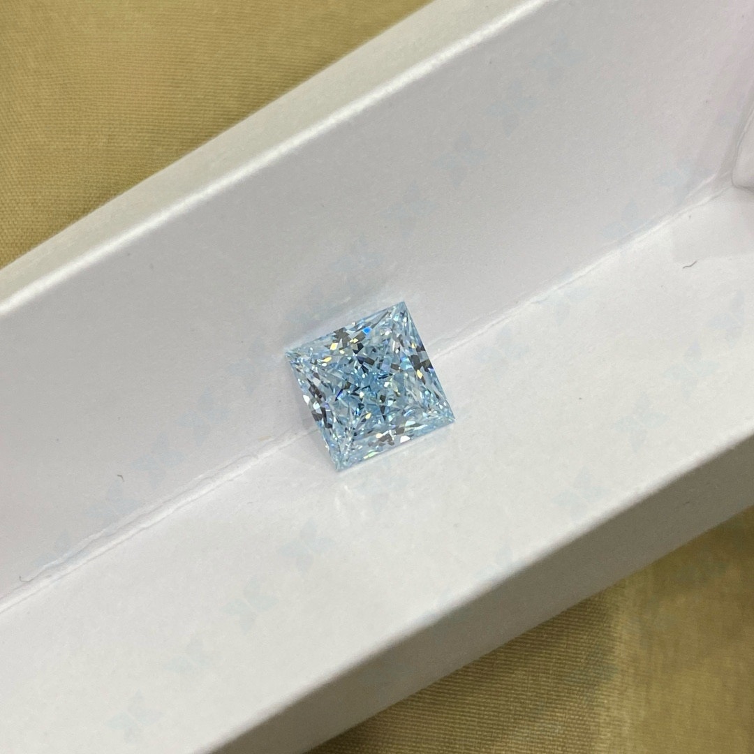 Sky Blue Lab Grown Loose Diamond for Jewelry - Image 4
