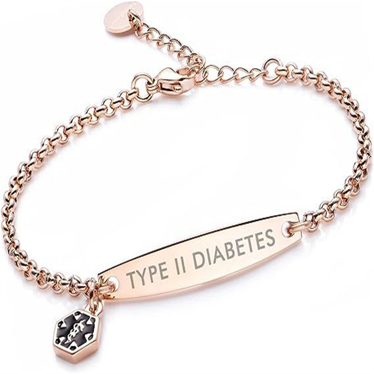 Women's Warning Id Bracelet in Stock