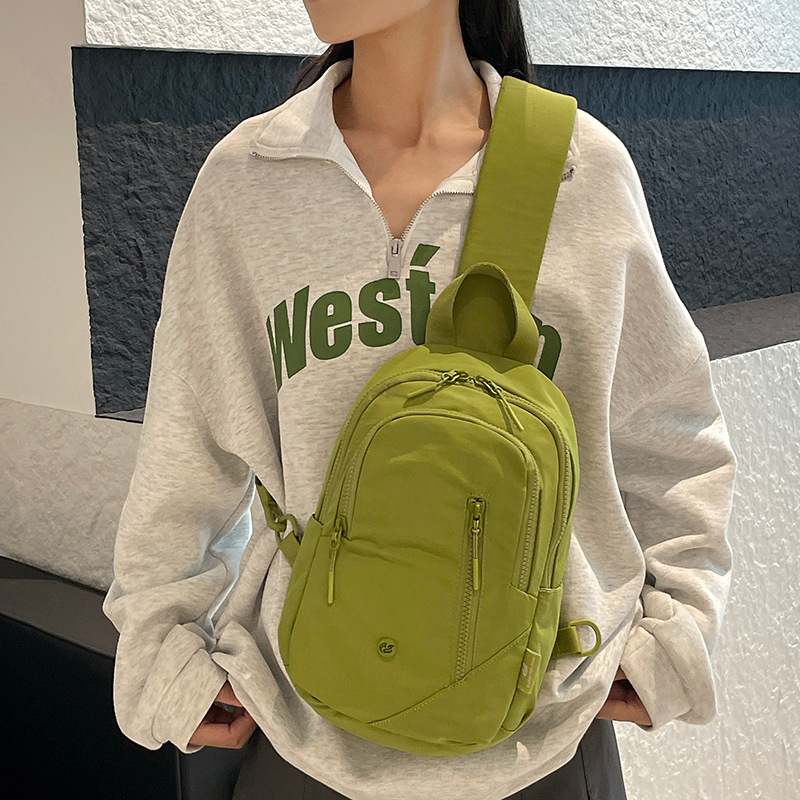 Ultra-light parachute fabric crossbody bag with single shoulder strap and sling bag - Image 3