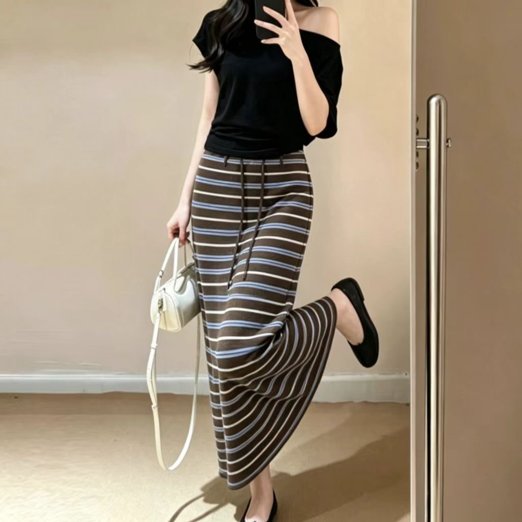 Drawstring High-Waist Skirt - Image 5