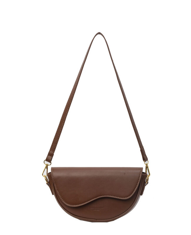 The Leonie Shoulder Crossbody Saddle Bag Detail – La Rose Couture Handbags & Clutches