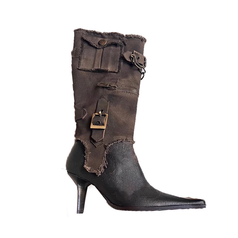 Vintage Buckle Boots - Image 2