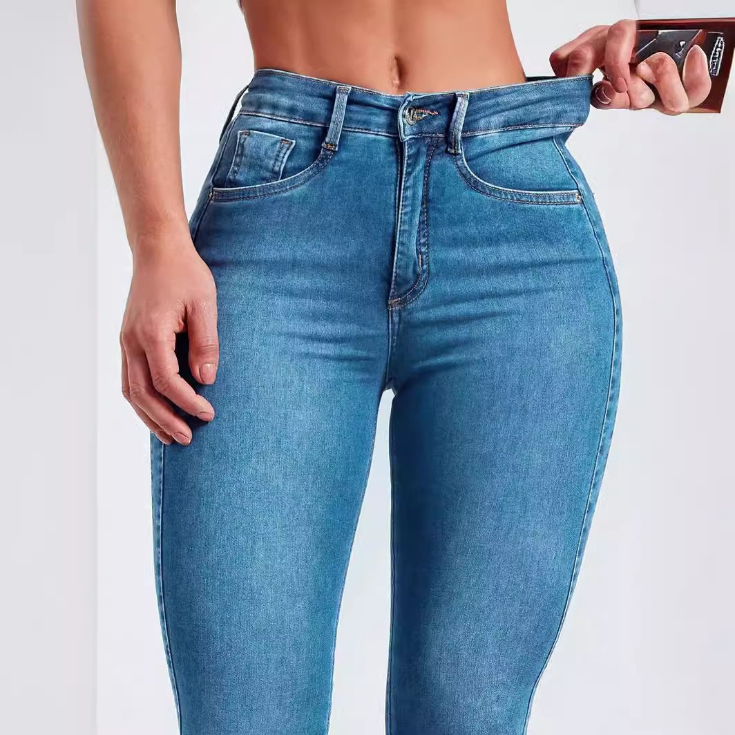 Stretch high-rise jeans - Image 2