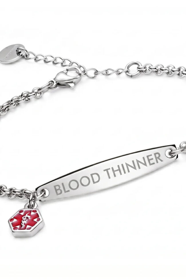 The Fleur Warning Id Bracelet in Stock Detail – La Rose Couture Jewellery & Accessories