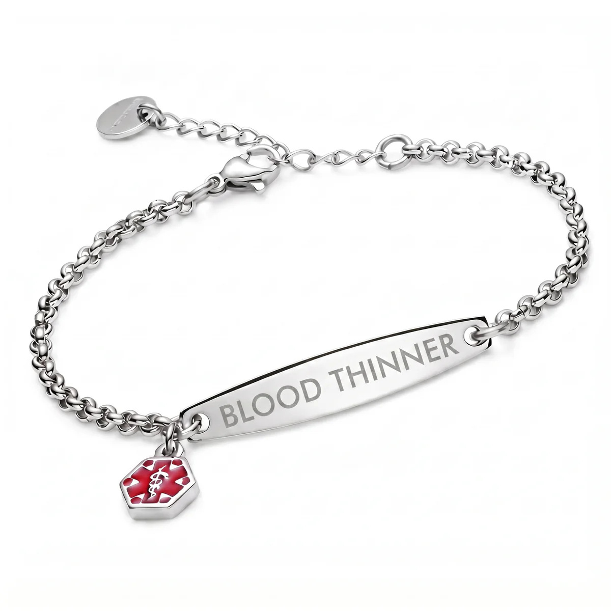 Women's Warning Id Bracelet in Stock - Image 5