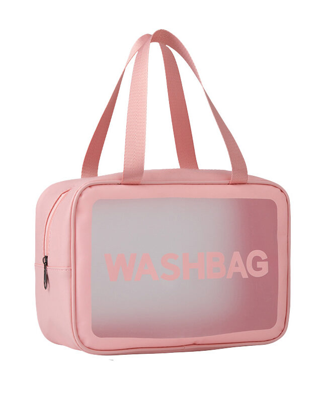 The Veronique Waterproof Transparent Pvc Toiletry Bag Detail – La Rose Couture Handbags & Clutches