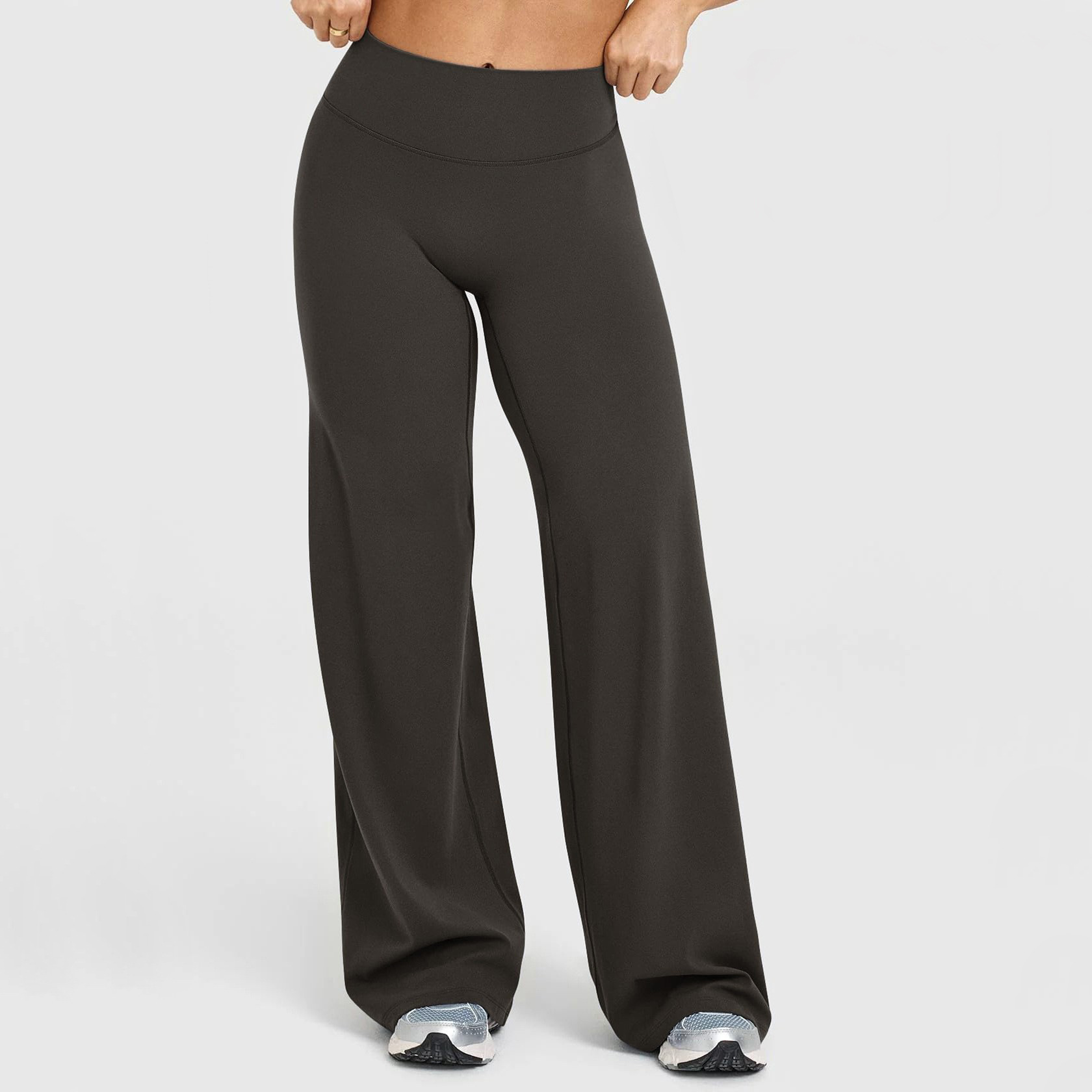 High-Waisted Hip-Lifting Wide-Leg Pants - Image 2