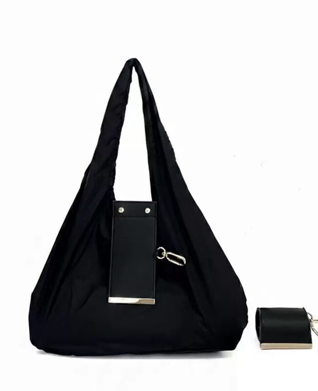 The Oceane Nylon Tote Bag with Keychain Organizer Detail – La Rose Couture Handbags & Clutches