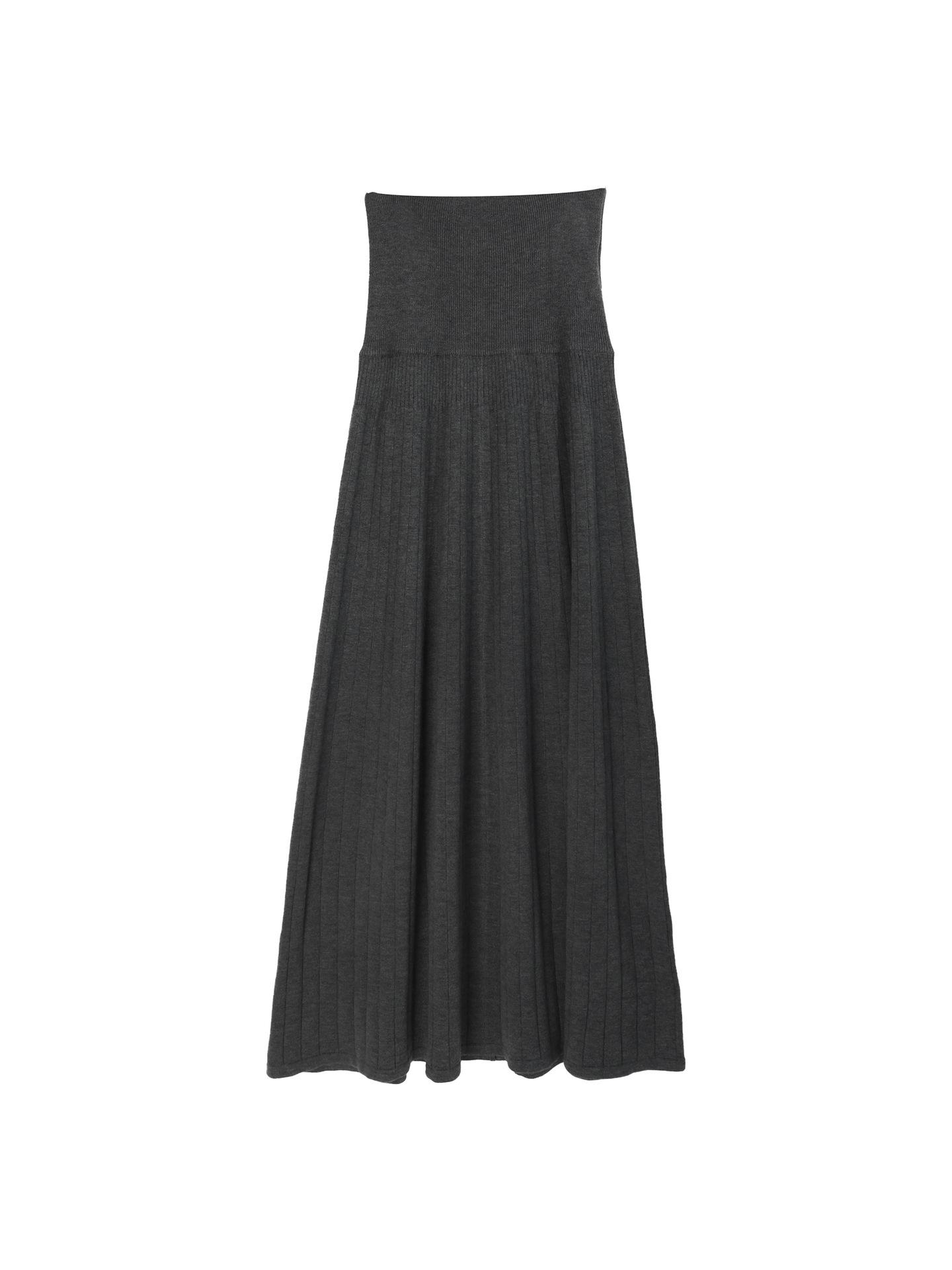 Textile Song Wool Knit Skirt - Image 5