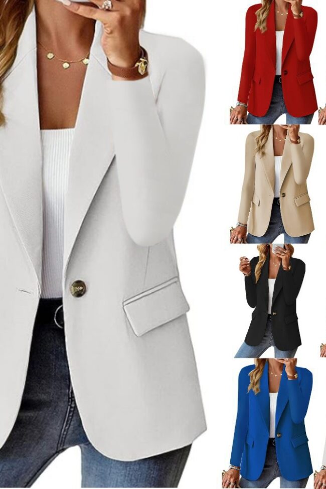 The Colette Polyester Blazer – La Rose Couture Coats & Jackets