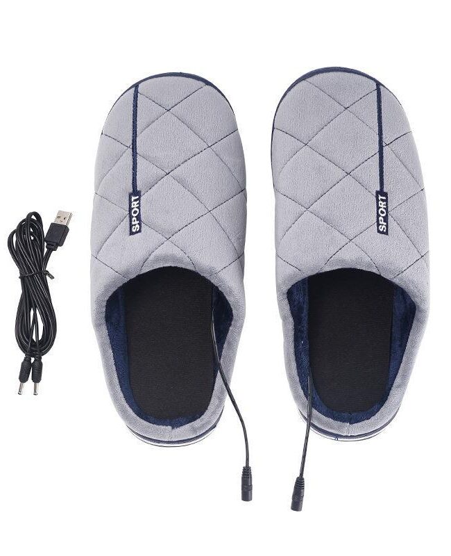 The Jacqueline Usb Heated Slippers Winter Warm Indoor Shoes Detail – La Rose Couture Shoes & Footwear