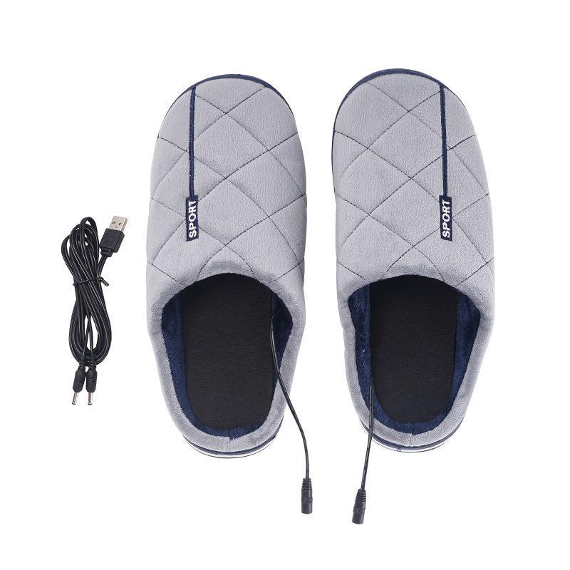USB Heated Slippers Winter Warm Indoor Shoes - Image 4