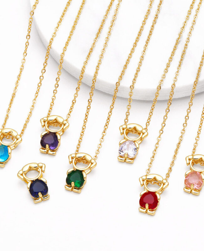 The Clemence Girl's Pendant Necklace Made of Copper Detail – La Rose Couture Jewellery & Accessories