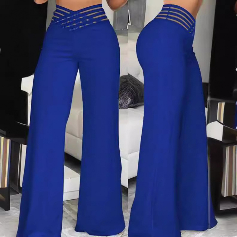 Women's High-Waisted Wide-Leg Casual Pants - Image 4