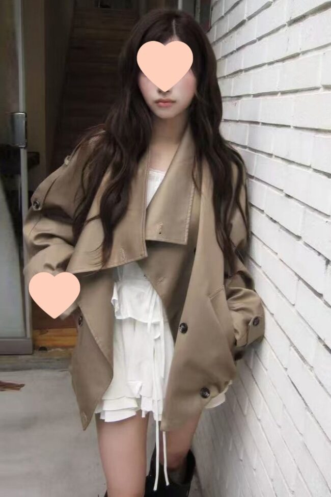 The Ophelie Trench Coat Detail – La Rose Couture Coats & Jackets