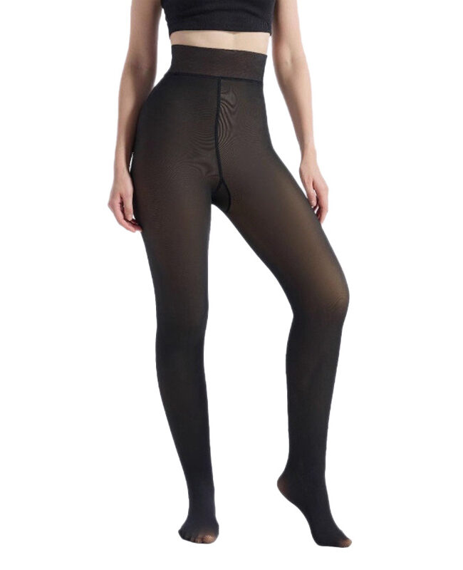 The Elodie Fleece Lined Shaping Pantyhose Detail – La Rose Couture Trousers & Skirts