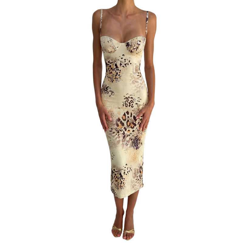 Womens Spaghetti Strap Slip Dress - Image 4