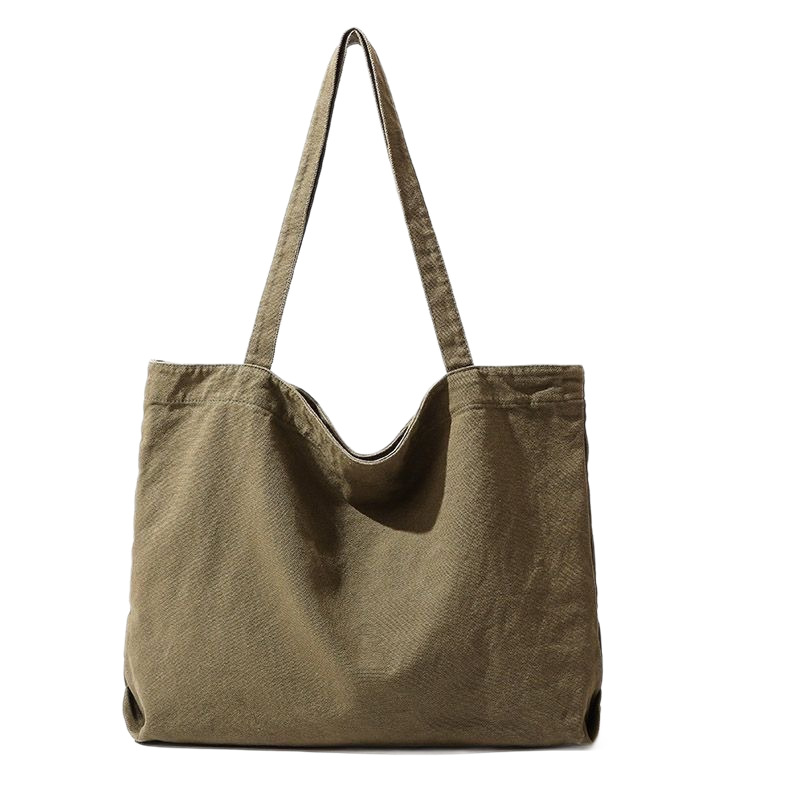 Retro Canvas Tote Bag with Large Capacity - Image 4