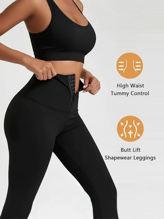 Women High Waist Button Shapewear - Image 2