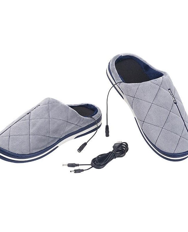 The Jacqueline Usb Heated Slippers Winter Warm Indoor Shoes Detail – La Rose Couture Shoes & Footwear