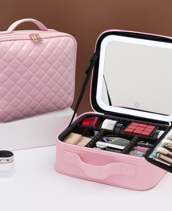 The Aurelia Large Capacity Cosmetic Bag for Storage Detail – La Rose Couture Handbags & Clutches