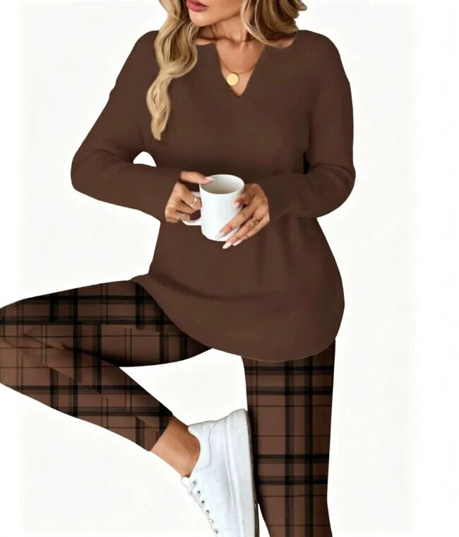 The Marine Loose Top Plaid Pants Detail – La Rose Couture Coats & Jackets