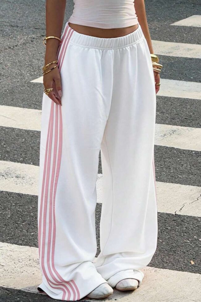 The Nadege Casual Pants Detail – La Rose Couture Trousers & Skirts