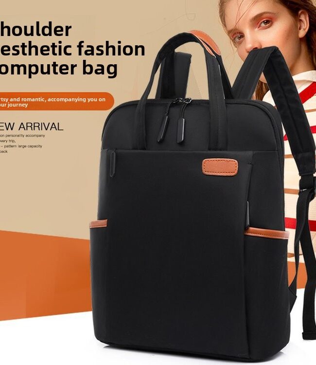 The Berenice Backpack Nylon Computer Commuter – La Rose Couture Handbags & Clutches