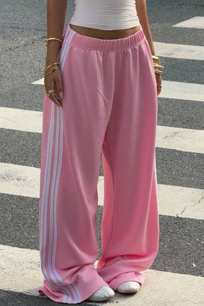The Nadege Casual Pants Detail – La Rose Couture Trousers & Skirts