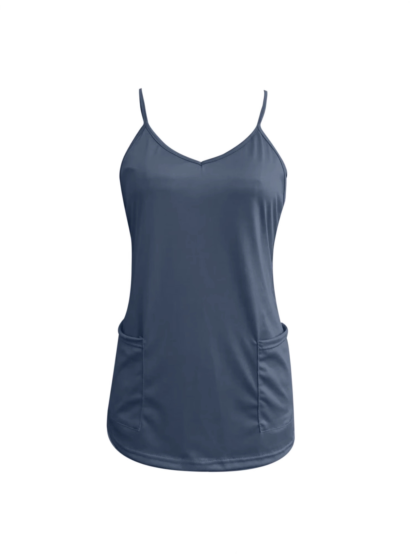 Solid-color halter-neck dress for ladies - Image 5