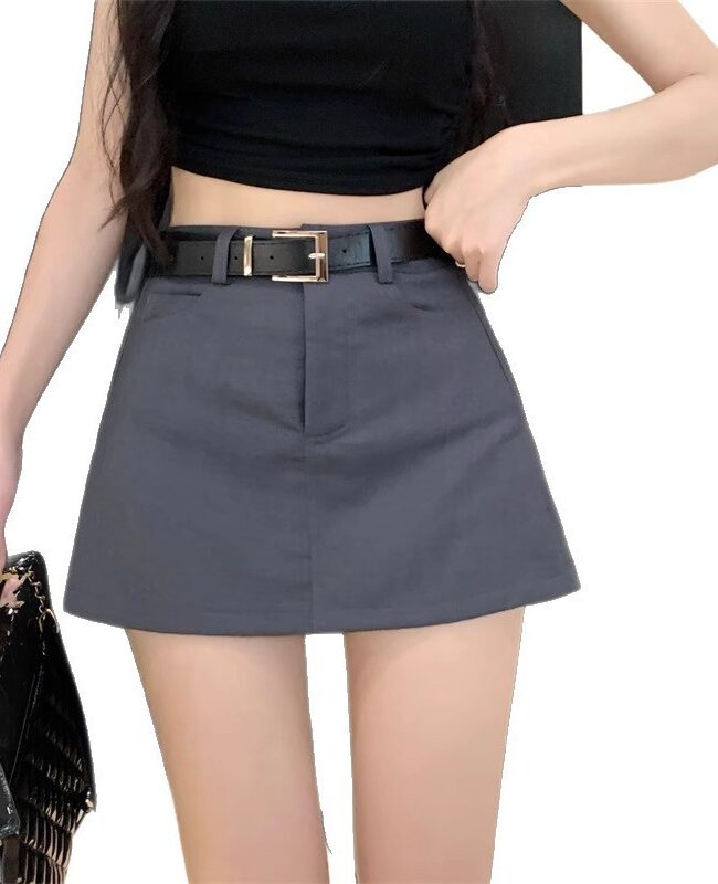 The Berenice Ethereal High Waist Flared Short Skirt Detail – La Rose Couture Trousers & Skirts