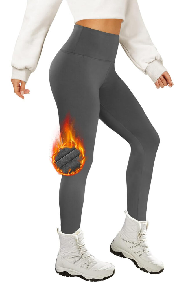 The Penelope Fleece Lined High Waist Leggings Detail – La Rose Couture Trousers & Skirts