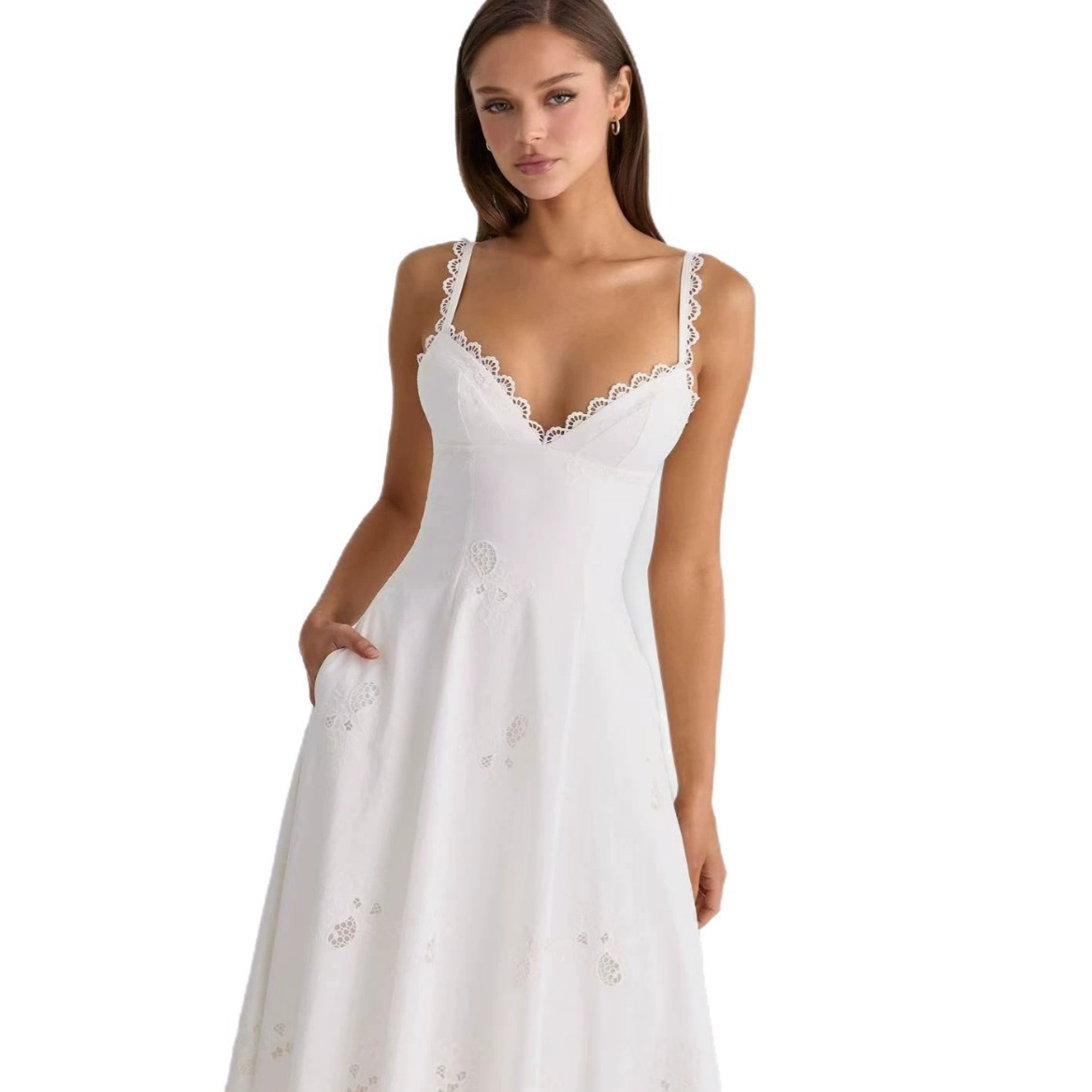 Women's embroidered dress - Image 4