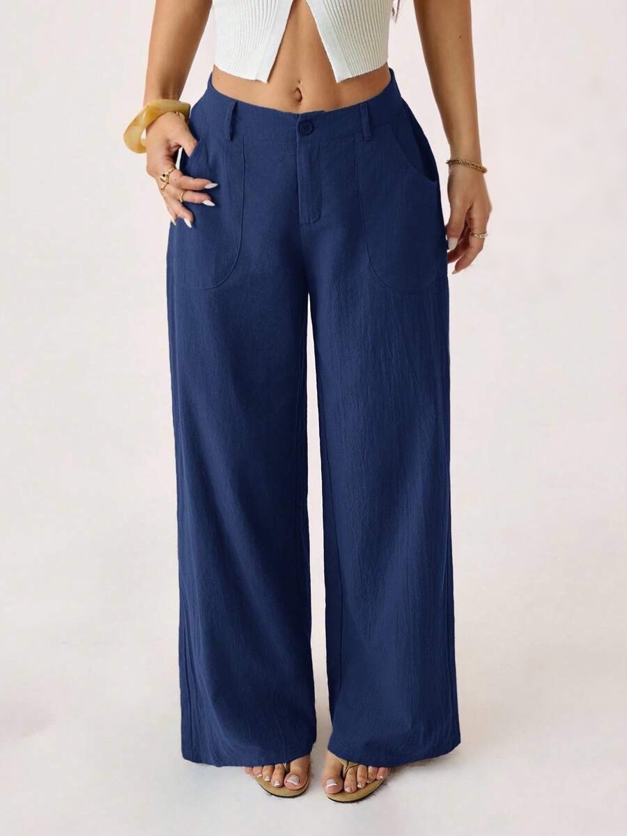 Women's Mid-Waist Pants - Image 2